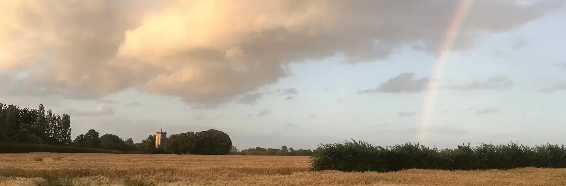 A rainbow over Cambridge